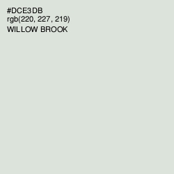 #DCE3DB - Willow Brook Color Image